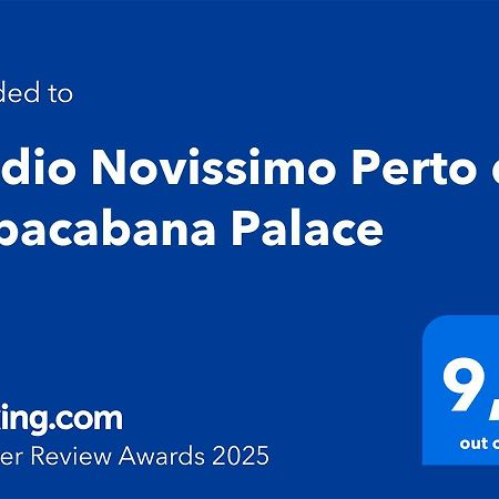 Studio Novissimo Perto Do Copacabana Palace Rio de Janeiro Esterno foto